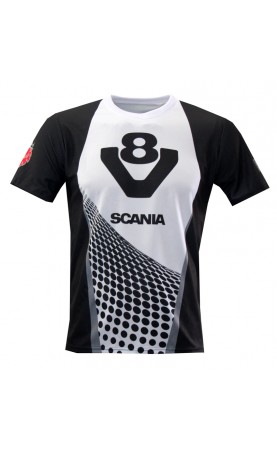 Scania V8 Black/White T-shirt
