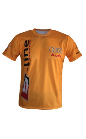 Audi S-line logo orange...
