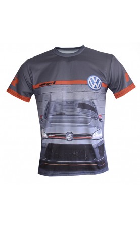 VW Gray T-shirt Model2