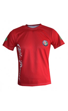 Alfa Romeo grid red T-shirt