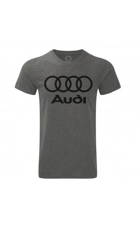 Audi logo dark gray T-shirt