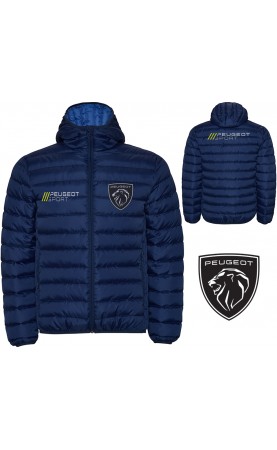 Peugeot Quilted Blue Jacket...