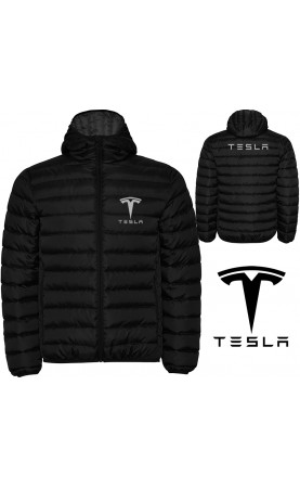 Tesla Quilted Black Jacket...