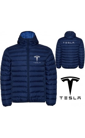 Tesla Quilted Blue Jacket...