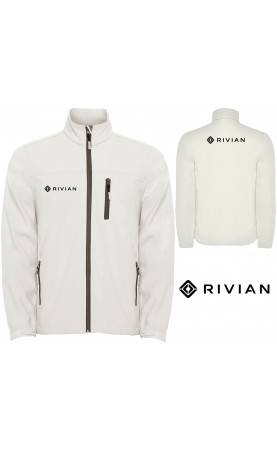 Rivian Logo White Softshell...