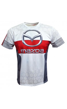 Mazda White/Red/Gray T-shirt