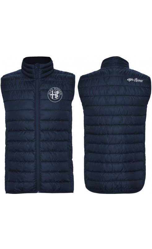 Alfa Romeo sleveless quilted jacket / gilet / veste sans manches alfa