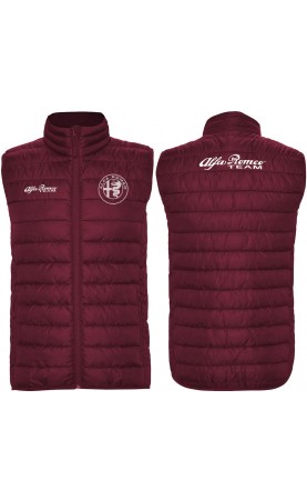Alfa Romeo sleeveless quilted jacket / gilet / veste sans manches