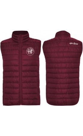 Alfa Romeo quilted sleeveless gilet / jacket / veste sans manches