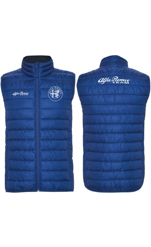 Alfa Romeo sleeveless quilted jacket / gilet / veste sans manches