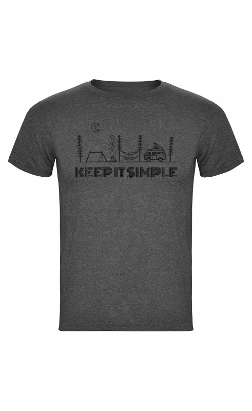 Keep It simple outdoor camper t-shirt