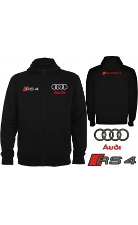 audi rs4 fleece jacket with hood