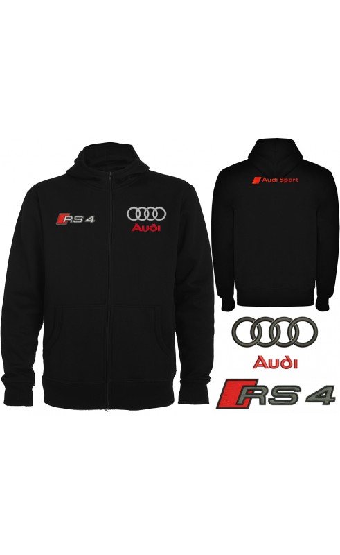 audi rs4 fleece jacket with hood