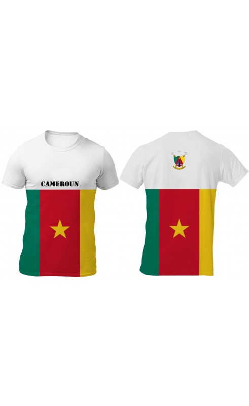 République du Cameroun jersey t-shirt regular fit size M, L, XL, XXL, XXXL