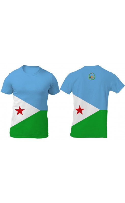 Djibouti flag men's t-shirt