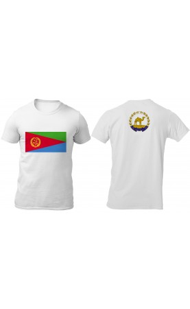 Eritrea flag t-shirt for men. Regular fit sizes