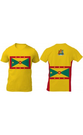 Grenada flag t-shirt regular fit sizes for men