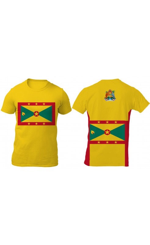 Grenada flag t-shirt regular fit sizes for men