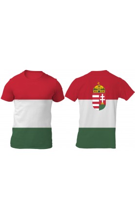 Hungarian flag men's t-shirt. made in EU, regular sizes M, L, XL, XXL, XXXL. Summer souvenir gift idea SS26 SS27