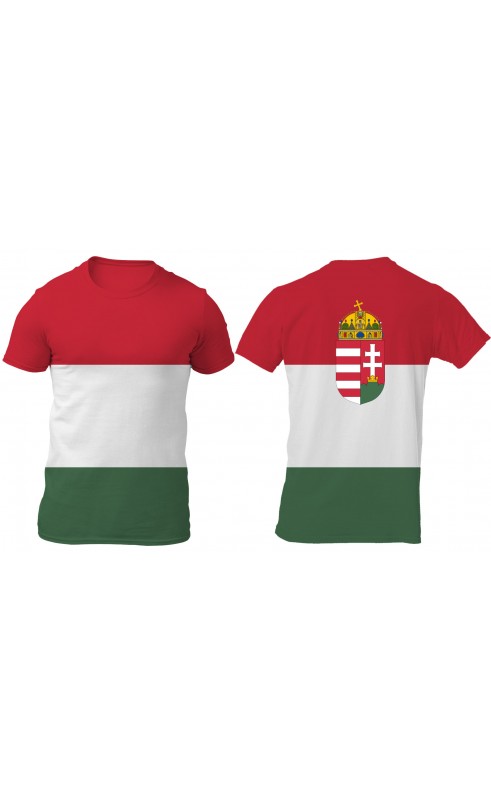 Hungarian flag men's t-shirt. made in EU, regular sizes M, L, XL, XXL, XXXL. Summer souvenir gift idea SS26 SS27