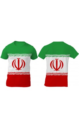 Iran flag t-shirt for men. Regular fit sizes.