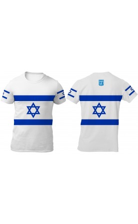 Israel t-shirt men. Regular fit sizes. Made in Eu. Amfanwear summer travel gift souvenir. Sizes from M to 3XL. SS25 SS26