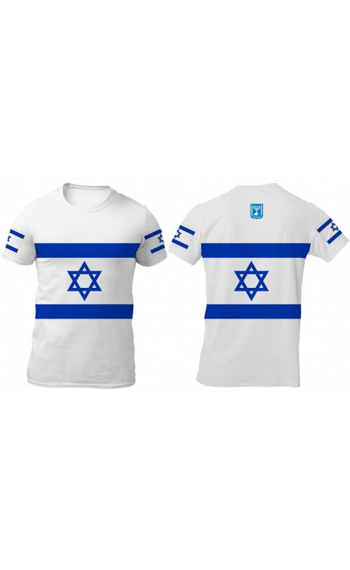 Israel t-shirt men. Regular fit sizes. Made in Eu. Amfanwear summer travel gift souvenir. Sizes from M to 3XL. SS25 SS26