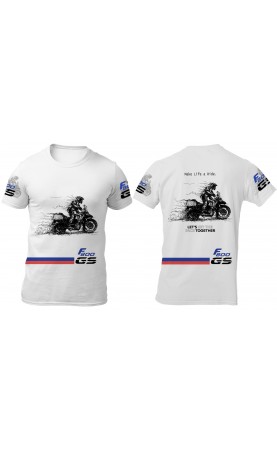 bmw f800gs motorrad t-shirt for men. Regular fit EU size. M, L, XL, XXL,XXXL. Amfanwear. Summer trend SS25 SS26 SS27