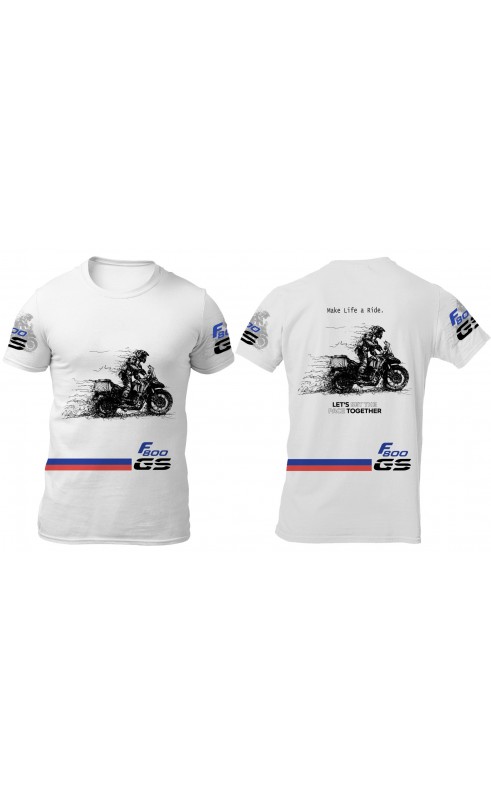 bmw f800gs motorrad t-shirt for men. Regular fit EU size. M, L, XL, XXL,XXXL. Amfanwear. Summer trend SS25 SS26 SS27