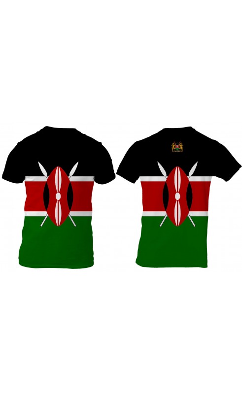 Kenya men's t-shirt. Regular fit sizes.