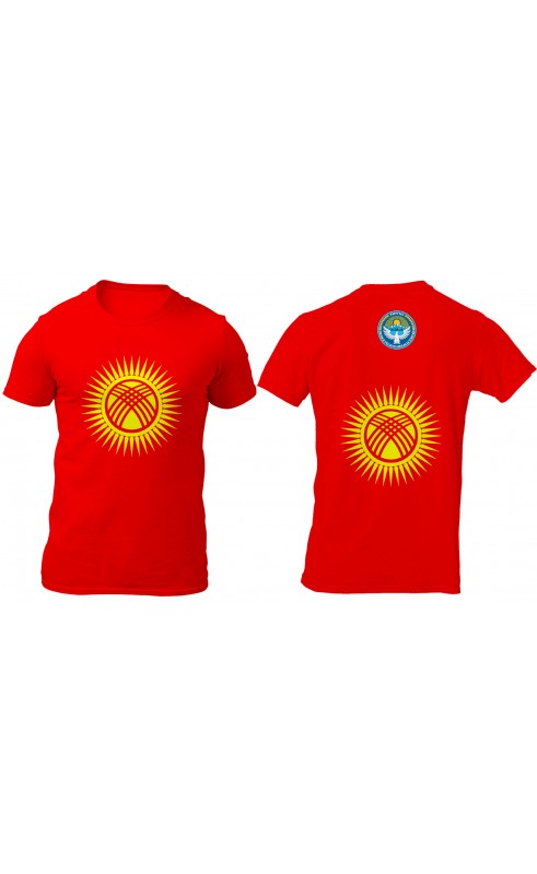 Kyrgyzstan  t-shirt for men. Regular fit. EU made.