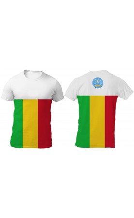 Mali flag men's t-shirt. Regular sizes.