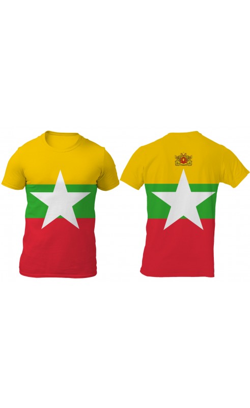 Myanmar t-shirt for men. Regular fit sizes. Summer gift idea