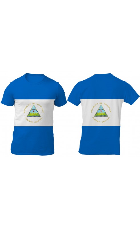 Nicaragua men's regular fit t-shirt. Made in EU. Amfanwear Summer season souvenir