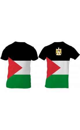 Palestine men's t-shirt. Regular fit sizes, made in EU