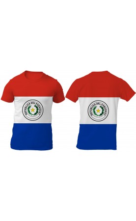 Paraguay men's regular fit t-shirt. Summer seasonal travel gift. Amfanwear, made in EU