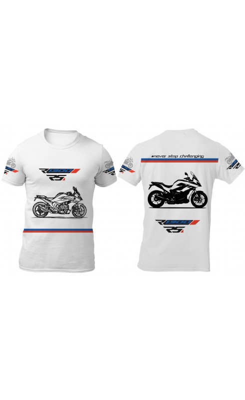 bmw R1300RS motorrad moto t-shirt for men. Summer SS26 SS27. Regular fit sizes. Amfanwear