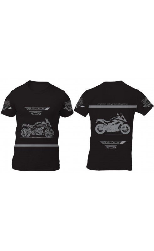 bmw R1300RS motorrad moto t-shirt for men. Summer SS26 SS27. Regular fit sizes. Amfanwear