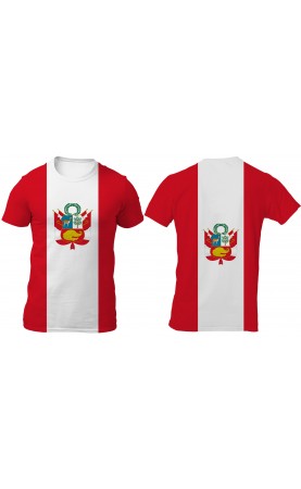 Peru men's t-shirt. Souvenir summer gift travel. Regular fit sizes. Amfanwear, SS25 SS26 SS27