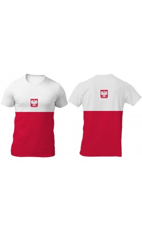 Poland men's t-shirt. Regular fit sizes M, L, XL, XXL, XXXL. Made in Eu, summer souvenir season gift Xmas.