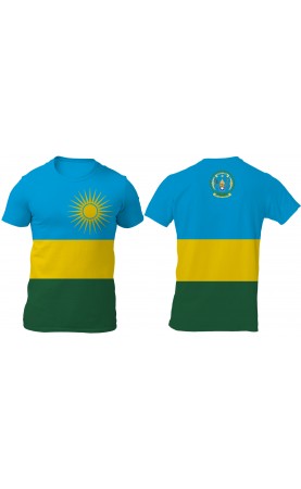 Rwanda men's t-shirt. Regular fit. Made in EU
