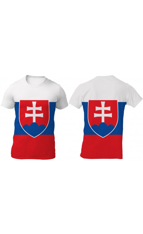 Slovakia t-shirt for men. Regular fit sizes. Made in EU, amfanwear. Souvenir gift idea summer trending