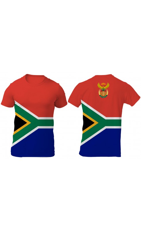 South Africa men's t-shirt jersey. Regular fit. Made in EU, Amfanwear.