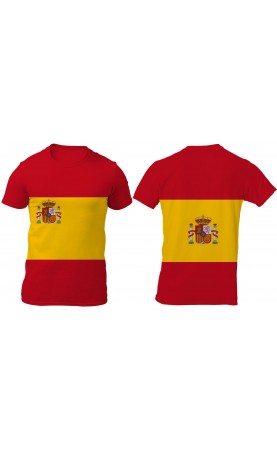 Spain España  men's jersey tee. Amfanwear, made in EU, regular sizes. Summer souvenir Xmas trend SS26