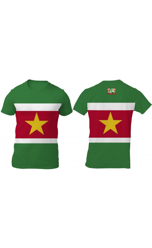 Suriname t-shirt for men. Regular sizes.