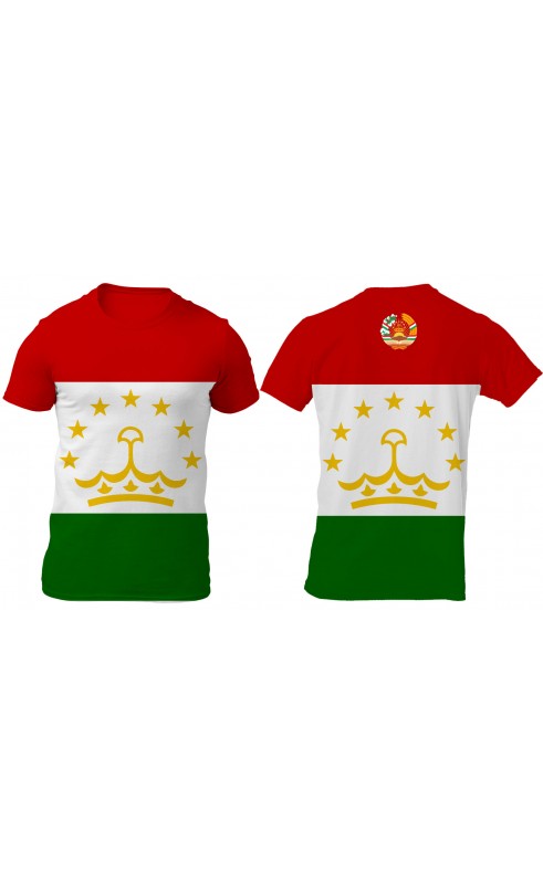 Tajikistan men's t-shirt. Regular sizes.