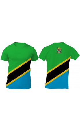 Tanzania t-shirt for men. Regular fit sizing.