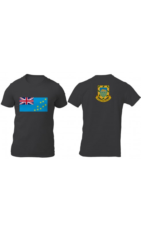 Tuvalu t-shirt, regular fit men's sizes. Travel, gift souvenir. Season summer. Made in EU