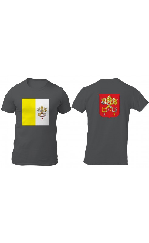 Vatican city t-shirt for men. Regular fit sizes. Made in EU.