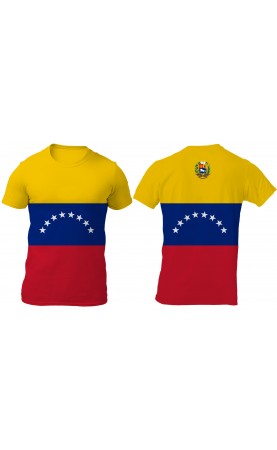 Venezuela t-shirt. Regular fit men's sizes. Made in EU.